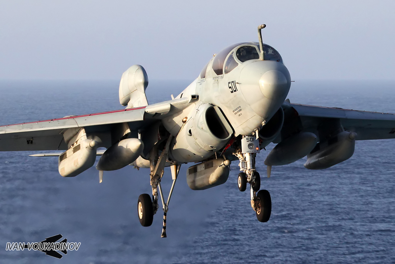Illustration for article titled The EA-6B Prowler's Last Cruise Is Showcased In These Exclusive Photos
